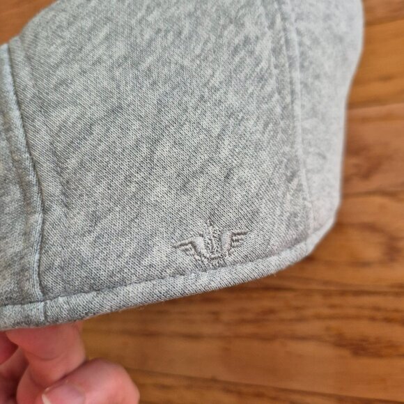 Dockers Hat Jersey Flat Top Gray Jersey Stretch L/XL HatNewsie Cap - Picture 9 of 9